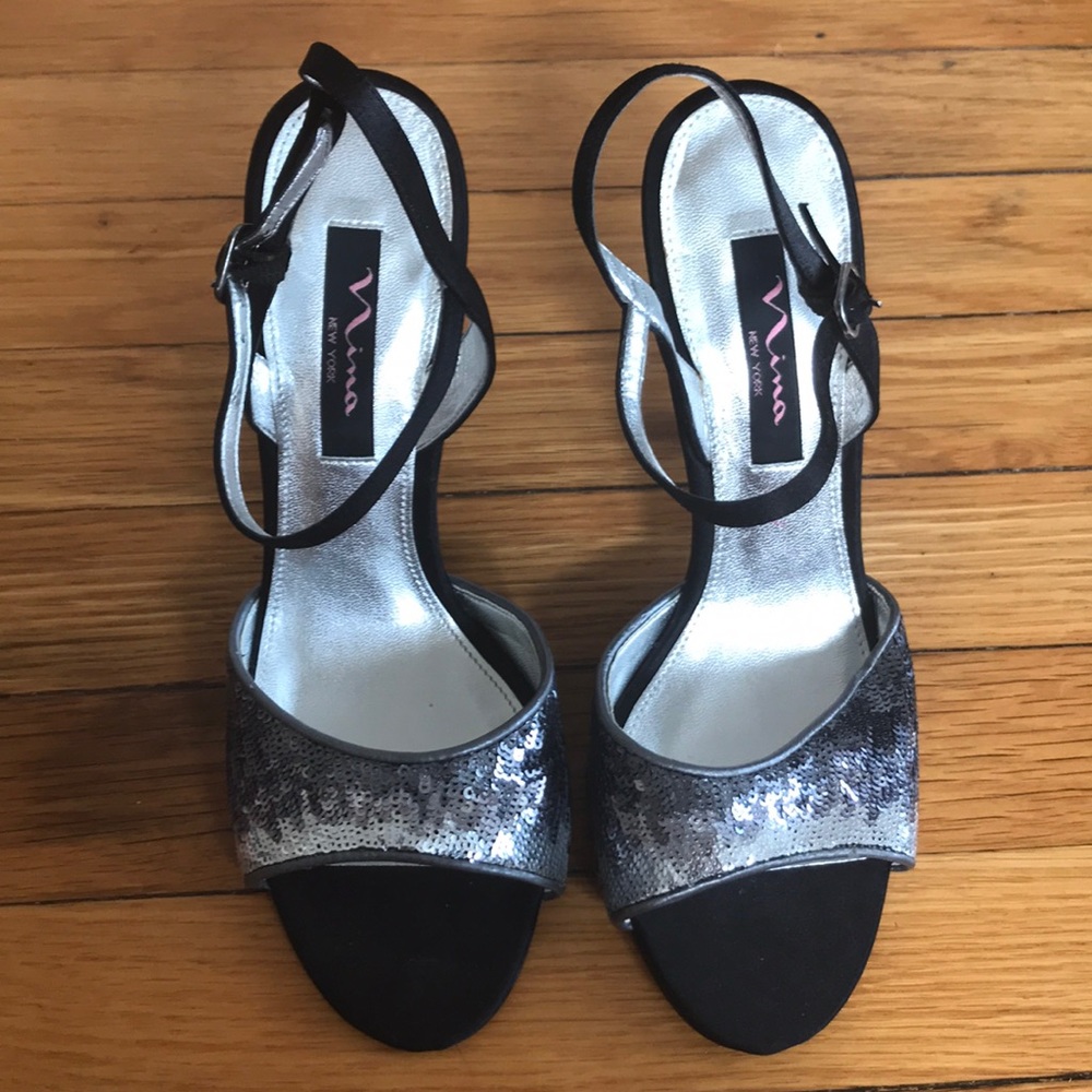 Nina sequin heels